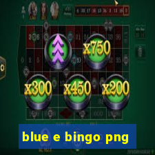 blue e bingo png
